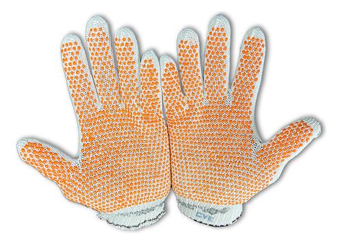 Guantes Trabajo Moteados Algodon Gamisol X24 Pares