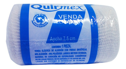 Quirmex Venda Elastic Premium 7.5 Cm X 5 M