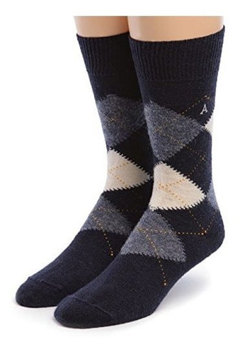 Warrior Alpaca Socks - Men's Argyle Premium Baby Alpaca Sock