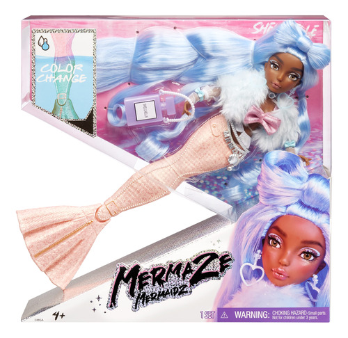 Mermaze Mermaidz Mueca De Moda De Sirena Shellnelle Que Camb