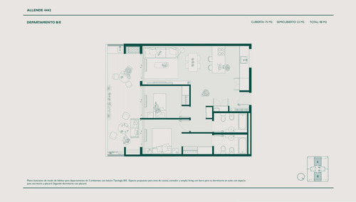 Departamento 3 Ambientes En Venta Caba Devoto
