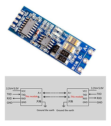 Módulo Comidox Ttl A Rs485, 485 A Serial Hart Level Mu, 2 Un