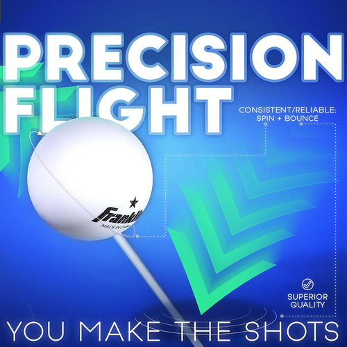 Franklin Sports Pelotas De Ping Pong - Tamaño Oficial + P...