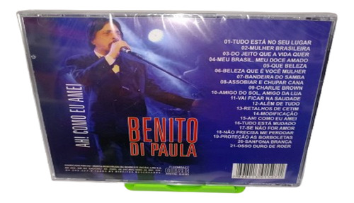 Cd Benito Di Paula*/ Ah! Como Eu Amei