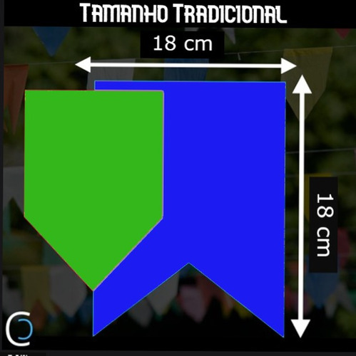 Bandeirinhas Bandeirolas Festa Junina Tnt Com 50 Metros