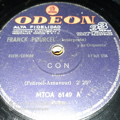 Simple Franck Pourcel Odeon C15