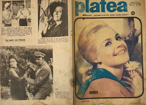 Platea, Nº 196, Mar 1969 Leonardo Favio Tv Radio Teatro Cr02
