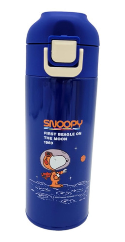 Termo De Acero Inoxidable Friocalor Con Infuson Snoopy 400ml