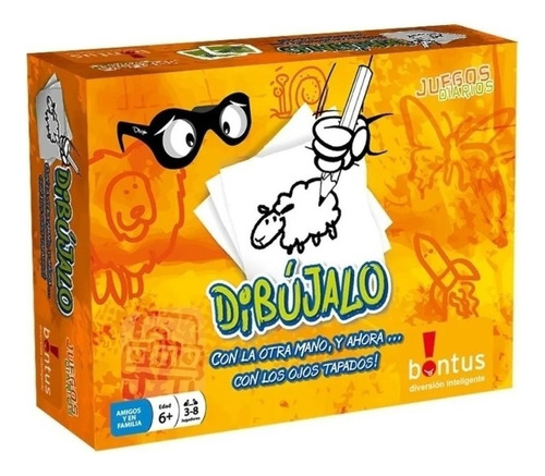 Juego De Mesa Cartas  Dibujalo Bontus En Caja Shp