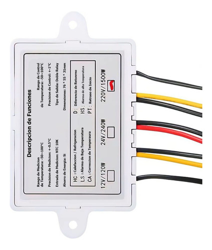 Termostato Digital Doble Zfx W3012 -50 A 110°c 220v 1500w