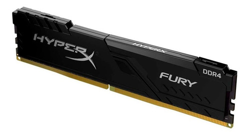 Memoria RAM Fury DDR4 gamer color negro 8GB 1 HyperX HX432C16FB3/8