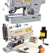 Comprar Pareja De Maquinas De Coser Ojal Y Boton Con Mesa Feiyue