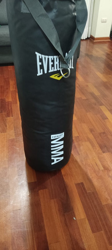 Saco De Box 70 Lbs Original Everlast Mma Negro (como Nuevo)