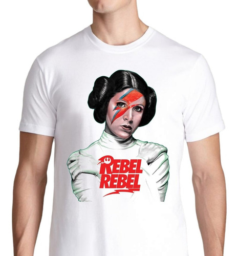 Remera, Leia Rebel, Guerra De Las Galaxias, Wars, Retro