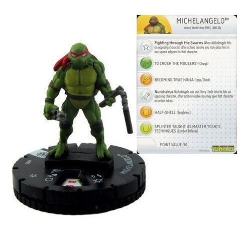 Michelangelo #002 Tmnt Teenage Mutant Ninja Turtles Heroclix