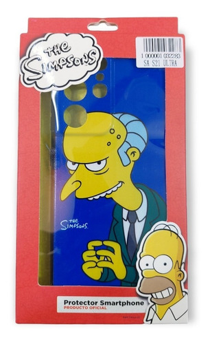 Carcasa Samsung Galaxy S21 Ultra Diseño Oficial Los Simpsons