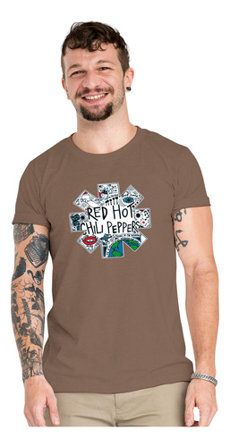 Polera Red Hot Chili Peppers Collage Rock Algodon Wiwi