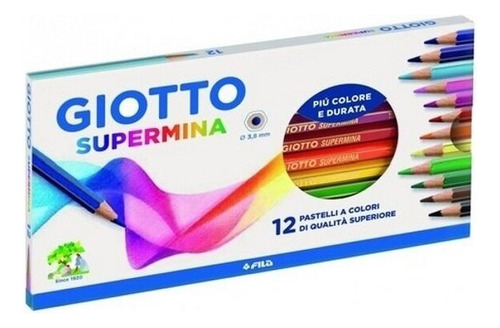 Lapices Giotto Supermina 12 Colores