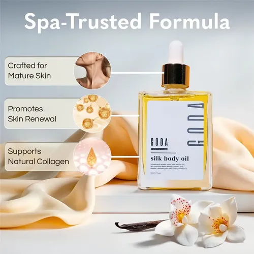 GODA for her ＋　GODA silk body oil セット Óleo Corporal Goda Silk Para Mulheres: Hidratante..*- | MercadoLivre