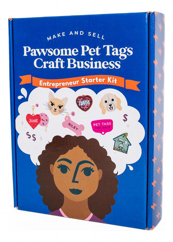 Make & Sell Pawsome Pet Tags Craft Business - Kit De Inicio