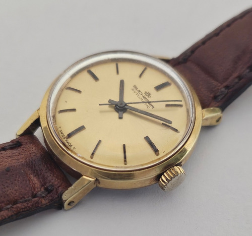 Relogio Bucherer Femenino Antigo Automatico Original Marrom Dourado Dourado (Usado)