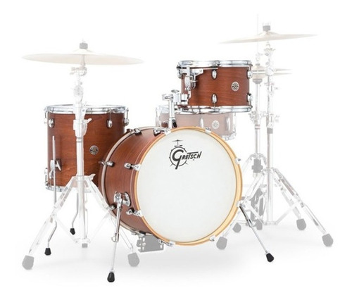 Batería Gretsch Catalina Club 3 Piezas Nogal Satinado