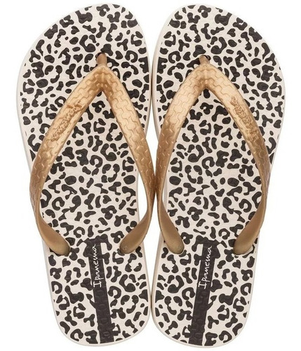 Imagen 1 de 9 de Ojotas Ipanema Animal Print Mujer Goma Playa Arena Class Fem
