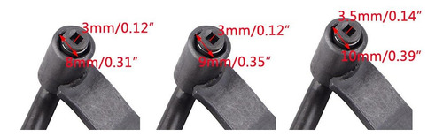 2 Herramienta De Ajuste De Tornillo De Hexagonal De 9 Mm.