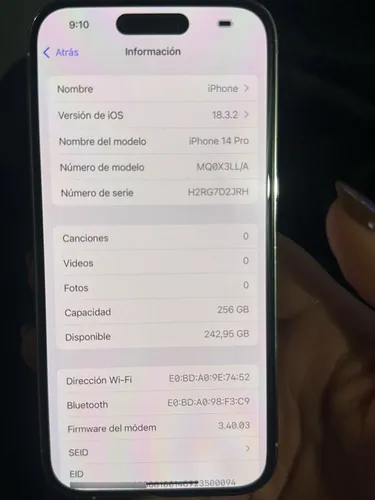 Apple iPhone 14 Pro (256 Gb) - Color Blanco (Usado)