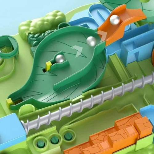 Pista De Carreras De, Juego Familiar, Bloques De Verde