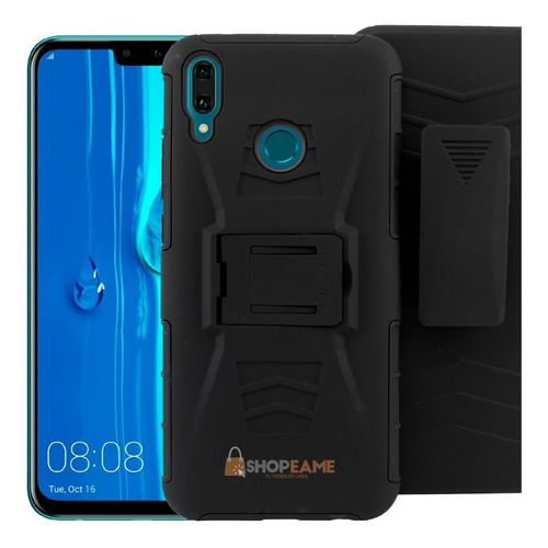 Funda Huawei Mate Nova 4 5 Y6 Y7 Y9 2019 P30 Lite Uso Rudo + Mica Cristal