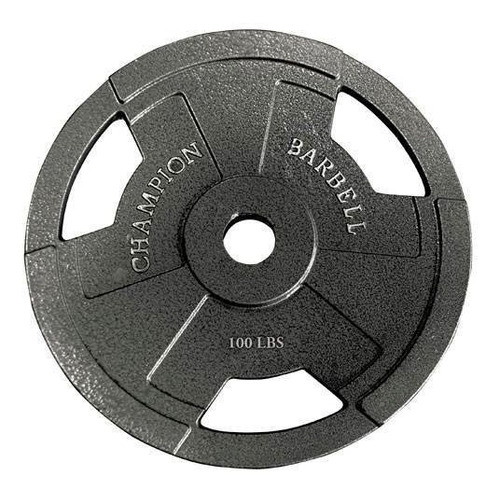 Champion Barbell Olympic Grip Plate (100 Libras)