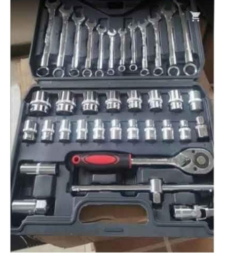 Caja De Herramientas 37 Piezas Set De Dados 1/2