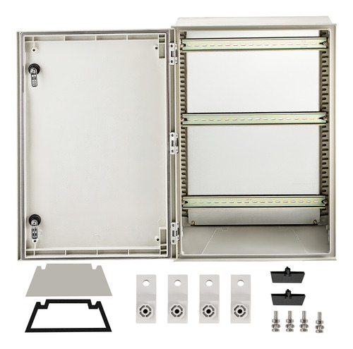 Vevor Gabinete De Fibra De Vidrio Caja De Eléctrico 60x40x23