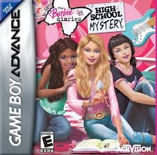 Gameboy Advance Barbie High School Usa Made In Japan Retro  