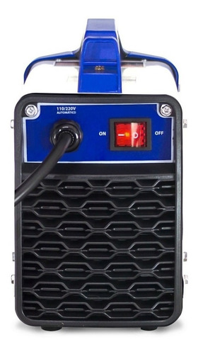 Máquina De Solda Inverter Boxer Touch 150 Bv Branca E Azul