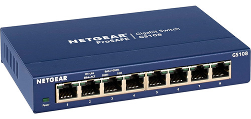 Conmutador No Administrado Gigabit Ethernet De 8 Puertos Net