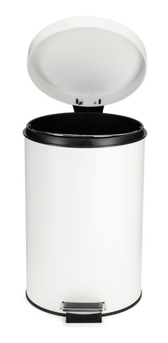 Imagen 6 de 10 de Tacho De Basura Cesto Residuos 20 Litros Pedal Cocina Baño