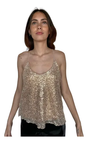 Blusa Dorada Mujer MercadoLibre