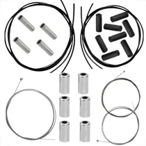 Comprar Kit Cabos Conduites Terminal Freio Marcha Completo Bike
