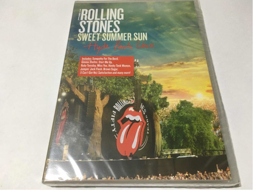 The Rolling Stones Sweet Summer Sum Hyde Park Dvd Nuevo