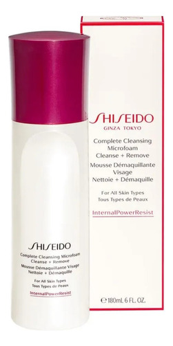 Shiseido Mousse Demaquilante Microfoam Rosto 180ml