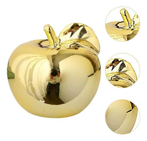 Sh Escultura Frutas Figuras Cerámica L Dorado