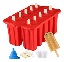 Comprar Moldes De Paletas De Silicona, Molde De Helado Casero De 10