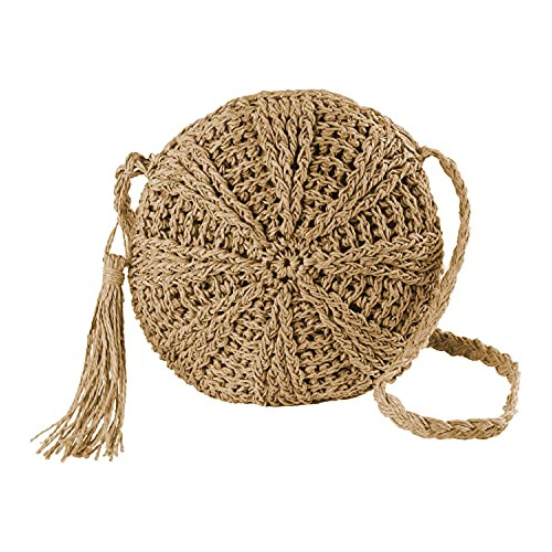 Oweisong Straw Purses Para Mujer Hecho A Mano Cruz Hrpwq