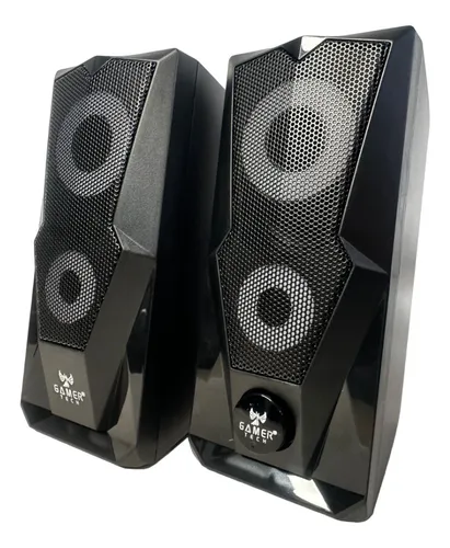 Altavoces Gamer Sonido Estéreo Colores Rgb Bocina Computador