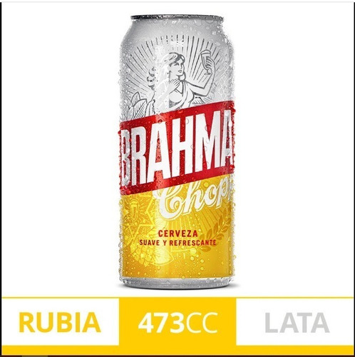 Cerveza Brahma Lata 473 Ml.