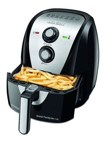 Air Fryer Mondial Grand Family 5,5l Inox Gigante Af-55i