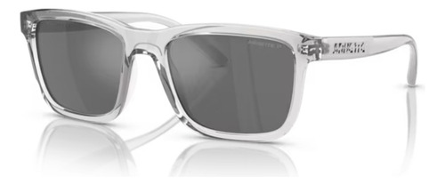 Gafas de sol - Arnette - Lebowl - An4321 2858z3 54 Marco gris transparente Varilla gris transparente Lente gris transparente Diseño rectangular polarizado