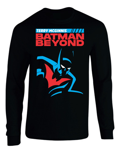 Camiseta Batman Beyond  Manga Larga Camibus Sueter Geeks